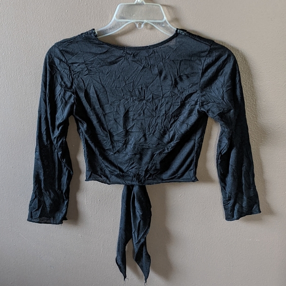 Vintage Y2k Black bolero shrug - Picture 4 of 8